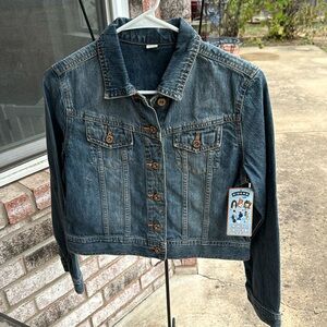 NWT Blue Denim Jean Jacket xl Lee Rider